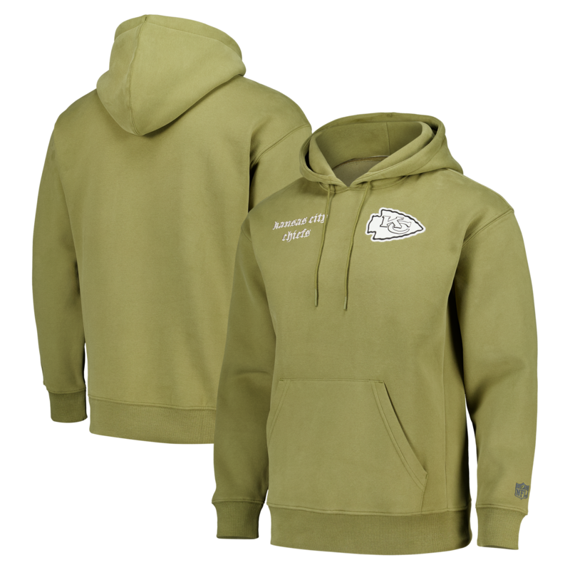 Kansas City Chiefs Elements Superweich Fleece Pullover Hoodie - Safari - Herren Image