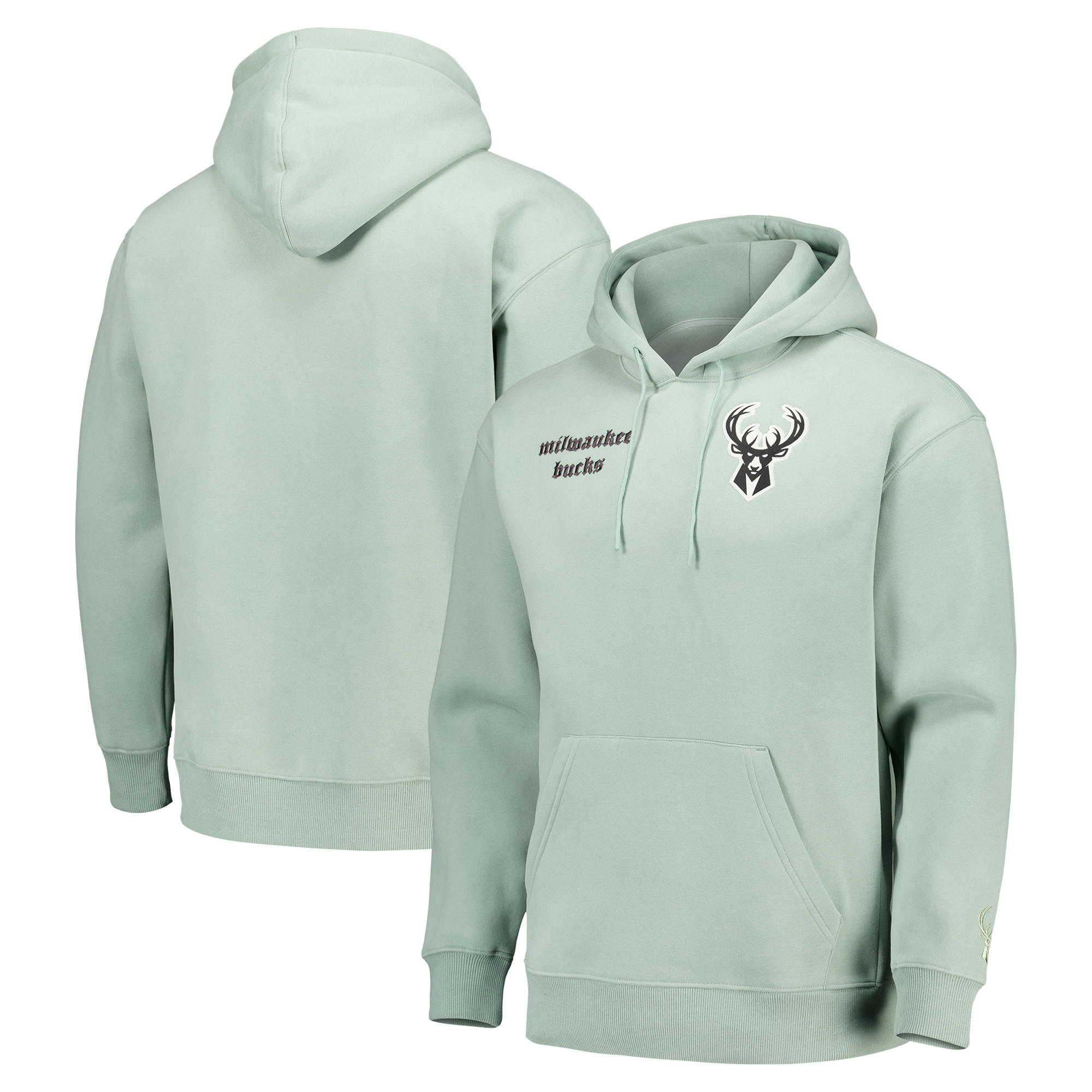 Milwaukee Bucks Elements Sweat à capuche en molleton ultra-doux - Sage - Homme - Homme Taille: 2XL