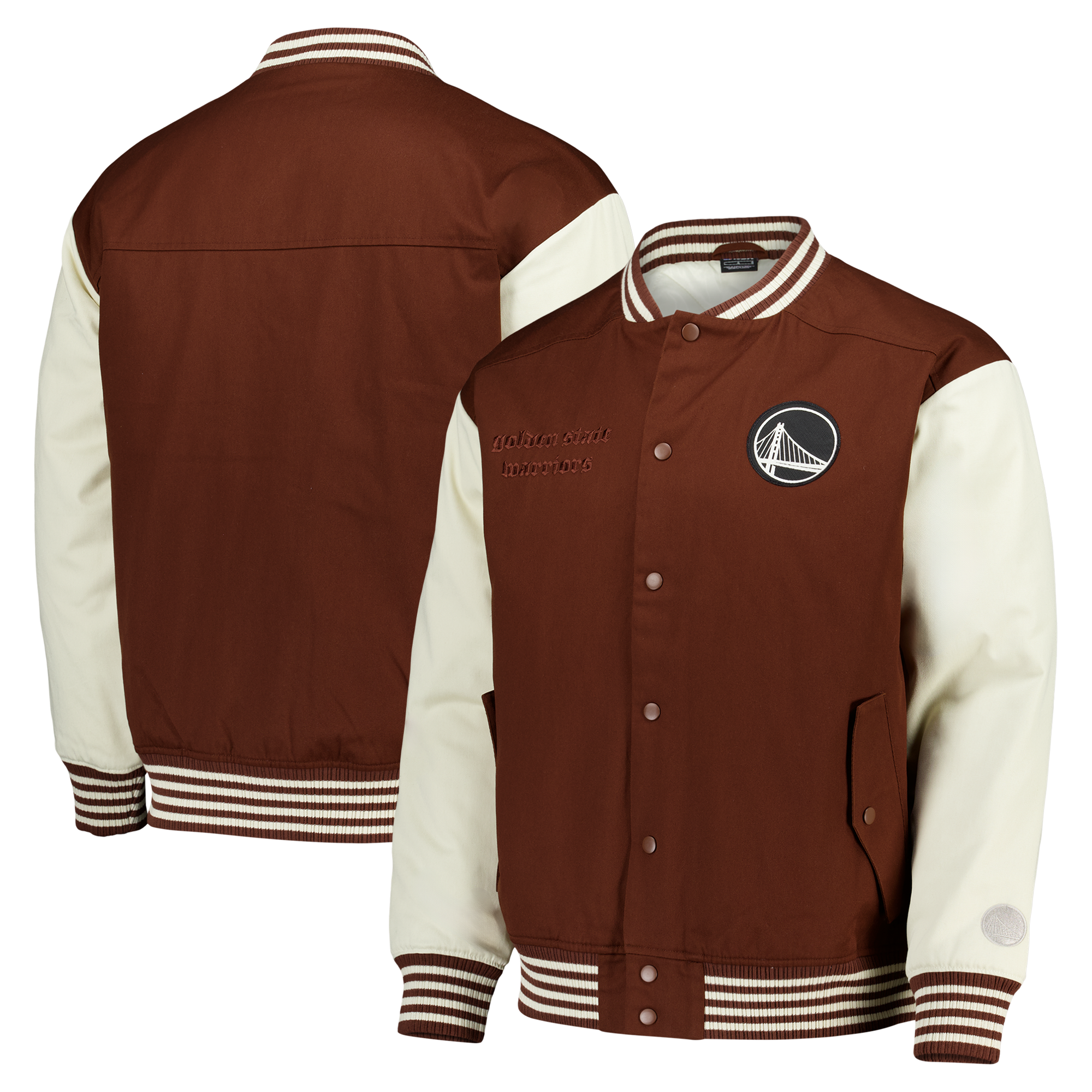 Golden State Warriors Elements Varsity Jacke – Cappucino – Herren