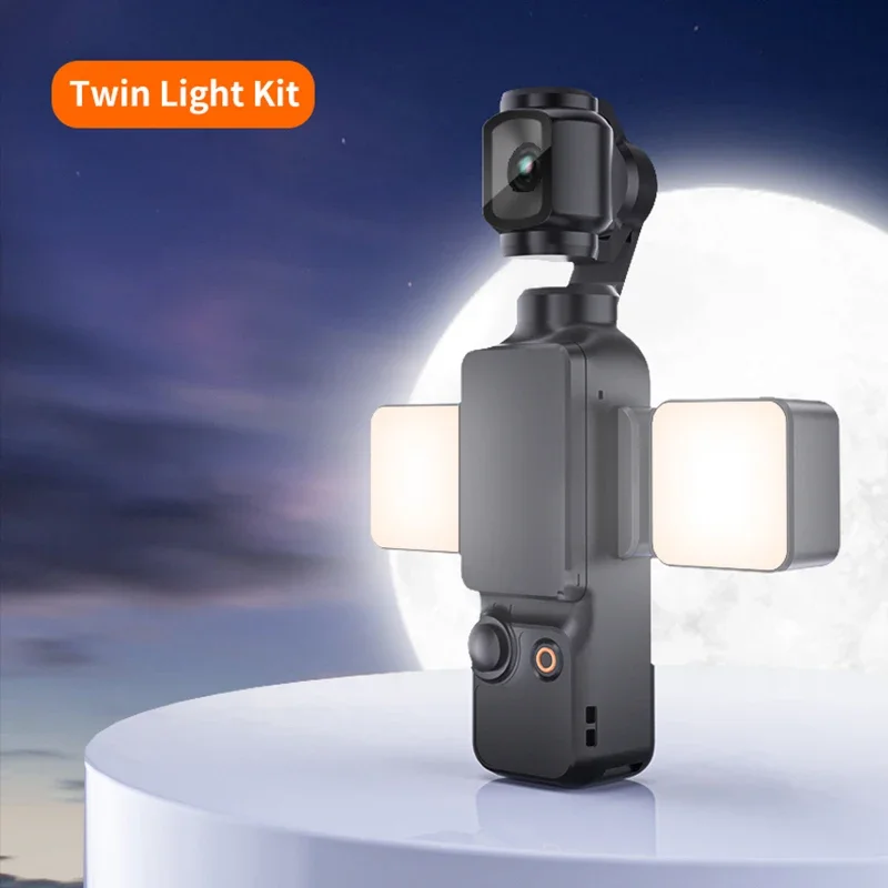 Mini magnetisches LED-Fülllicht, Fotografie, Beleuchtung, Kamerazubehör, dreistufige Dimmhelligkeit für DJI Osmo Pocket 3 Image