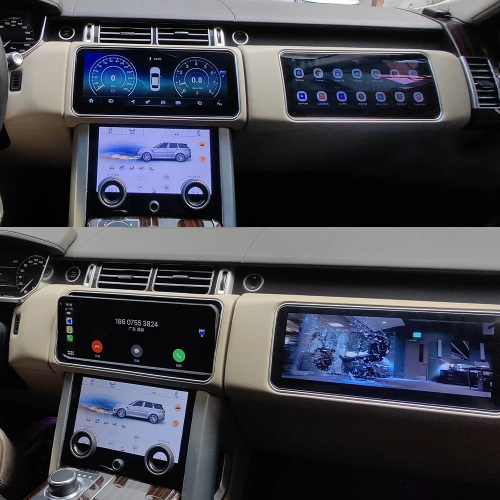 12,3 "Multimedia Radio Für Land Rover Range Rover Sport L494 Vogue L405 2014 2015 2016 2017 8 + 256G Android Stereo GPS Navigation Image