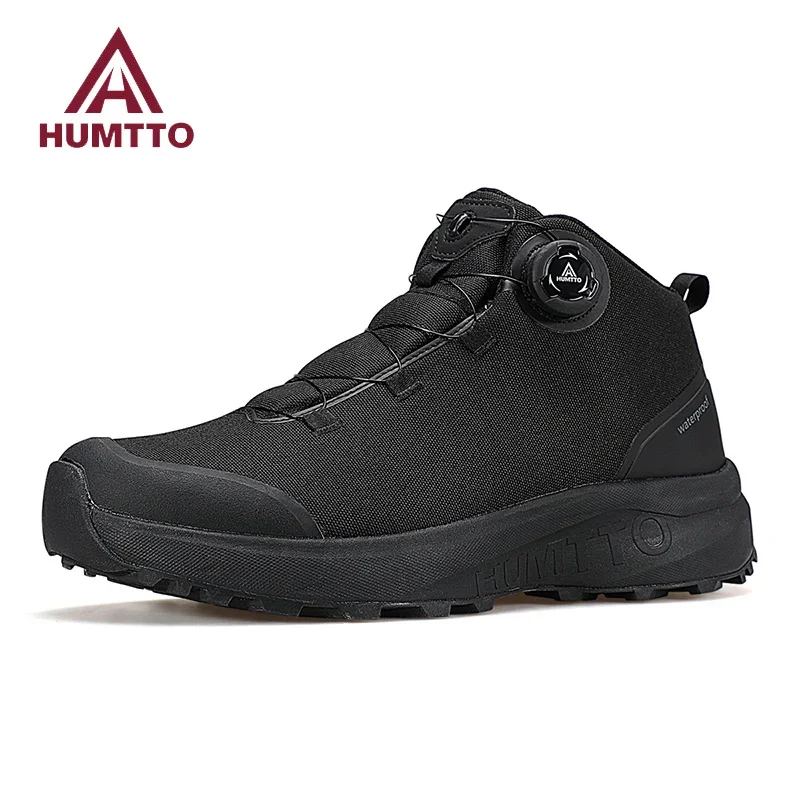 HUMTTO Winter Camping Shoes for Men Outdoor Men's Sports Shoes Breathable Trekking Boots Man Non-slip Safety Hiking Sneakers