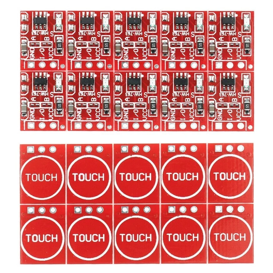 10/20/50/100 TEILE/LOS NEUE TTP223 Touch-Taste Modul Kondensator Typ Einkanal Selbst Locking Touch Schalter Sensor für Arduino Image