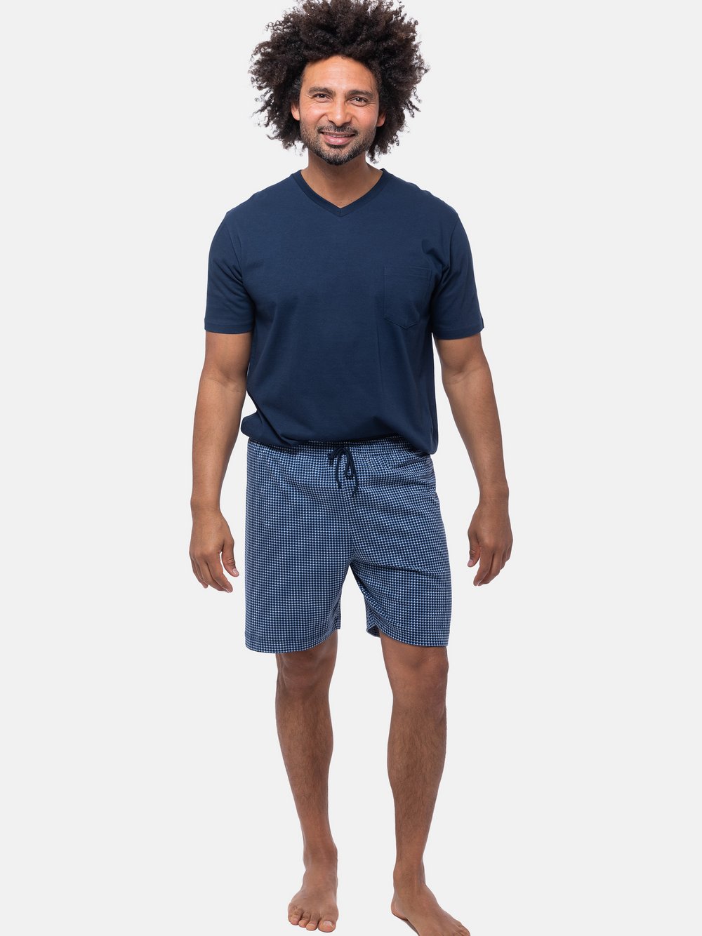 Ammann Schlafanzug Herren marine, M Image