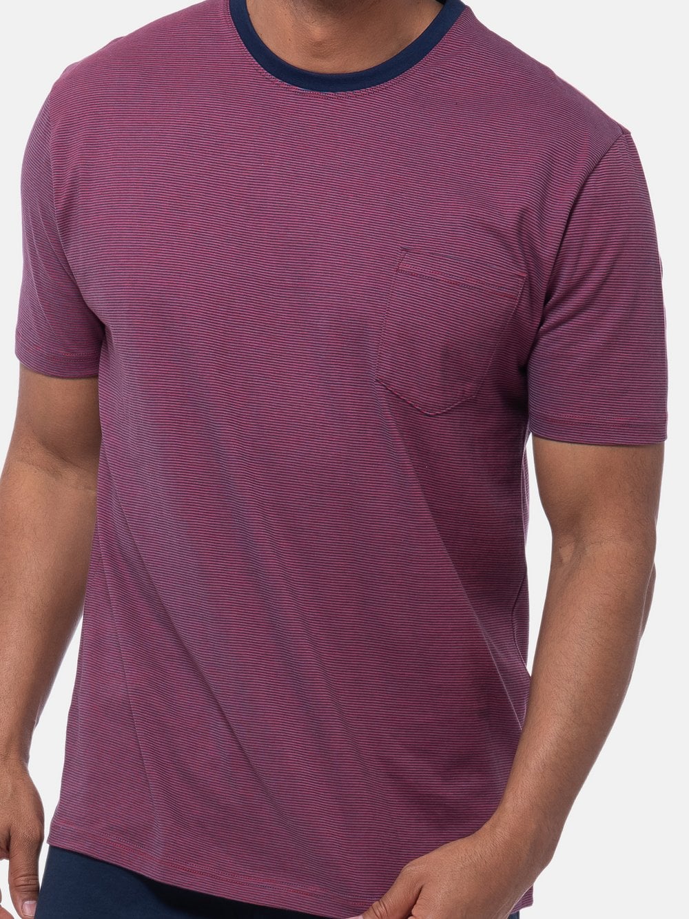 Ammann Schlafanzug Oberteil Herren rot, S Image