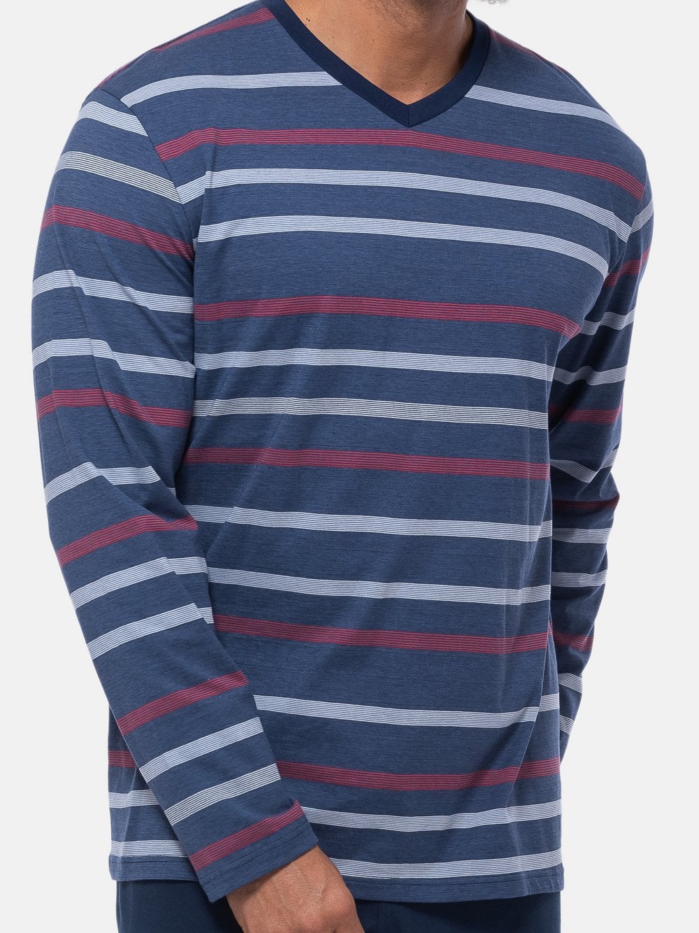 Ammann Schlafanzug Oberteil Herren blau, XXL Image