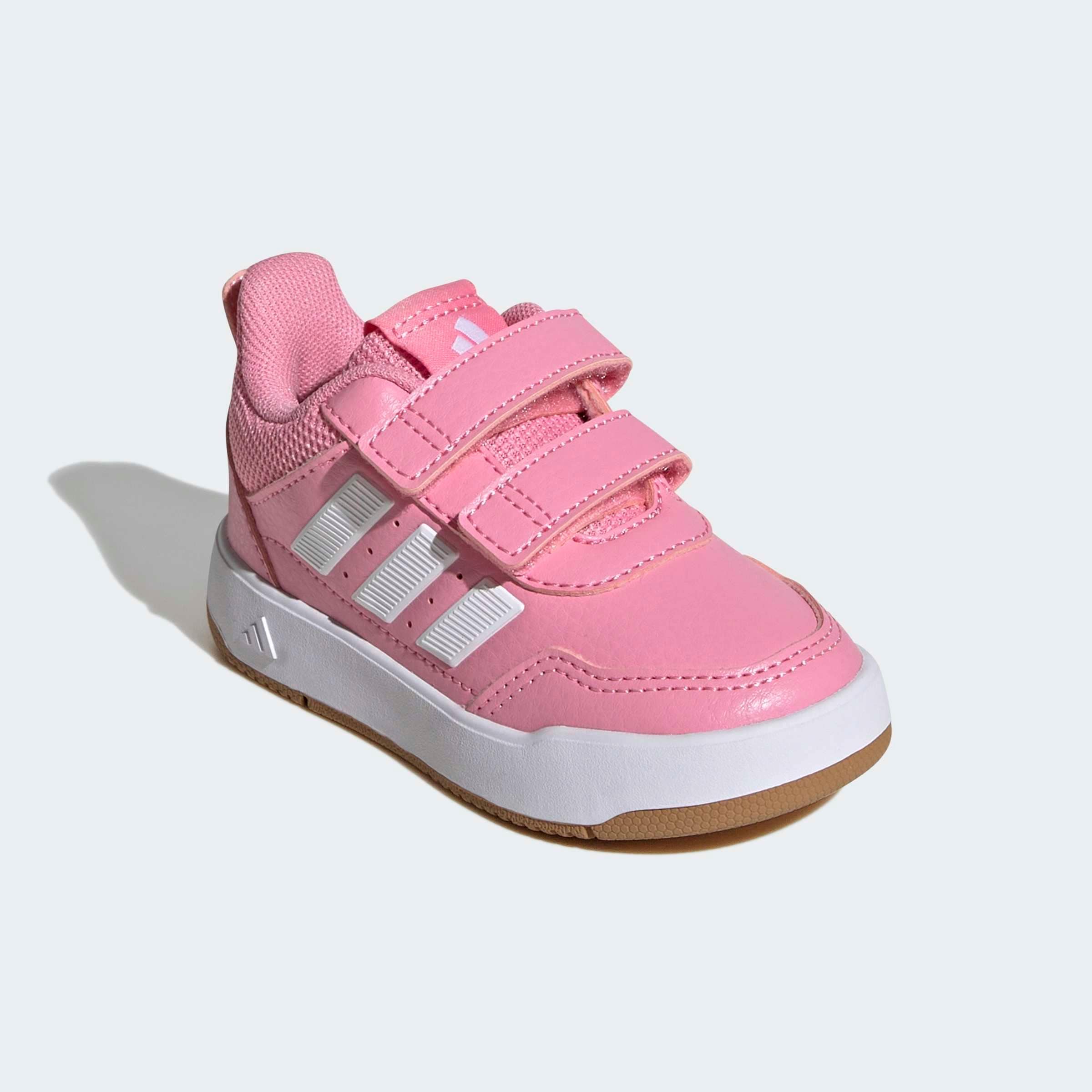 Sneaker ADIDAS SPORTSWEAR "TENSAUR SPORT 3.0 FÜR BABYS UND KLEINKINDER", Mädchen, Gr. 25, bliss pink, ftwr weiß, gum10, Synthetik, Textil, Schuhe Sneaker, für Kinder, mit Klettverschluss