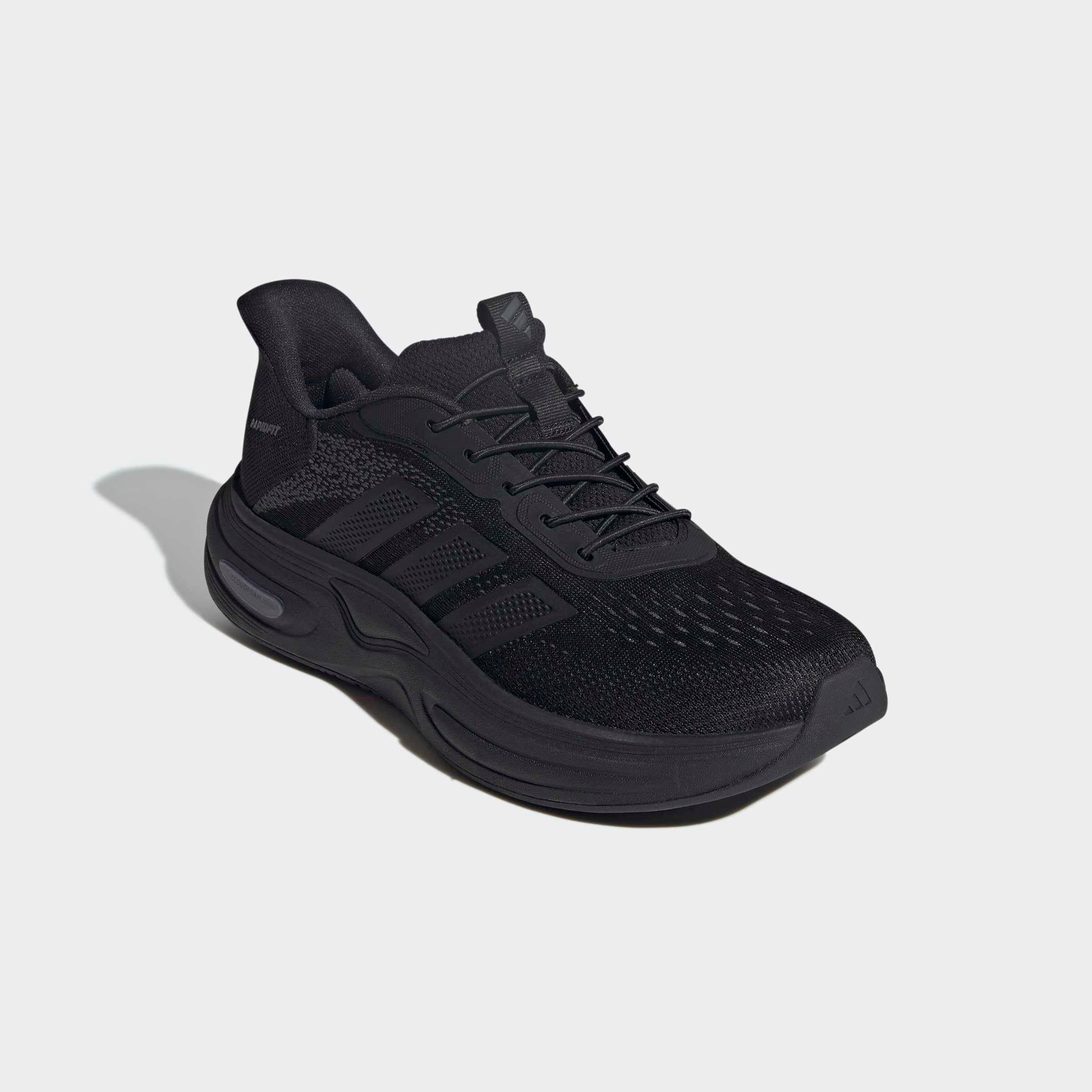 Walkingschuh ADIDAS SPORTSWEAR "CLOUDFOAM CUXXION RAPIDFIT", Herren, Gr. 48, core schwarz, carbon, grau six, Synthetik, Textil, Schuhe Walkingschuh