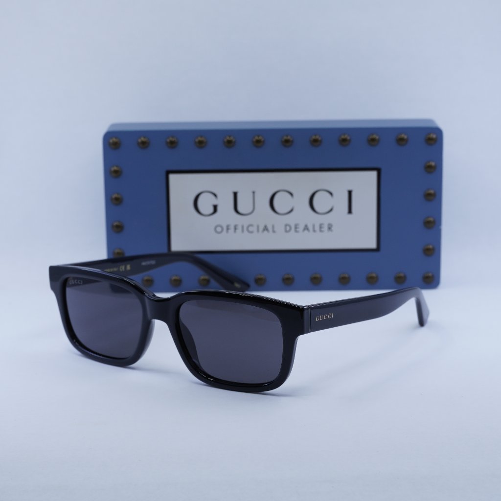Gucci Accessories | Gucci Gg1583s 001 Square Sunglasses - Black\Grey | Color: Black/Gray | Size: 56 - 18 - 145