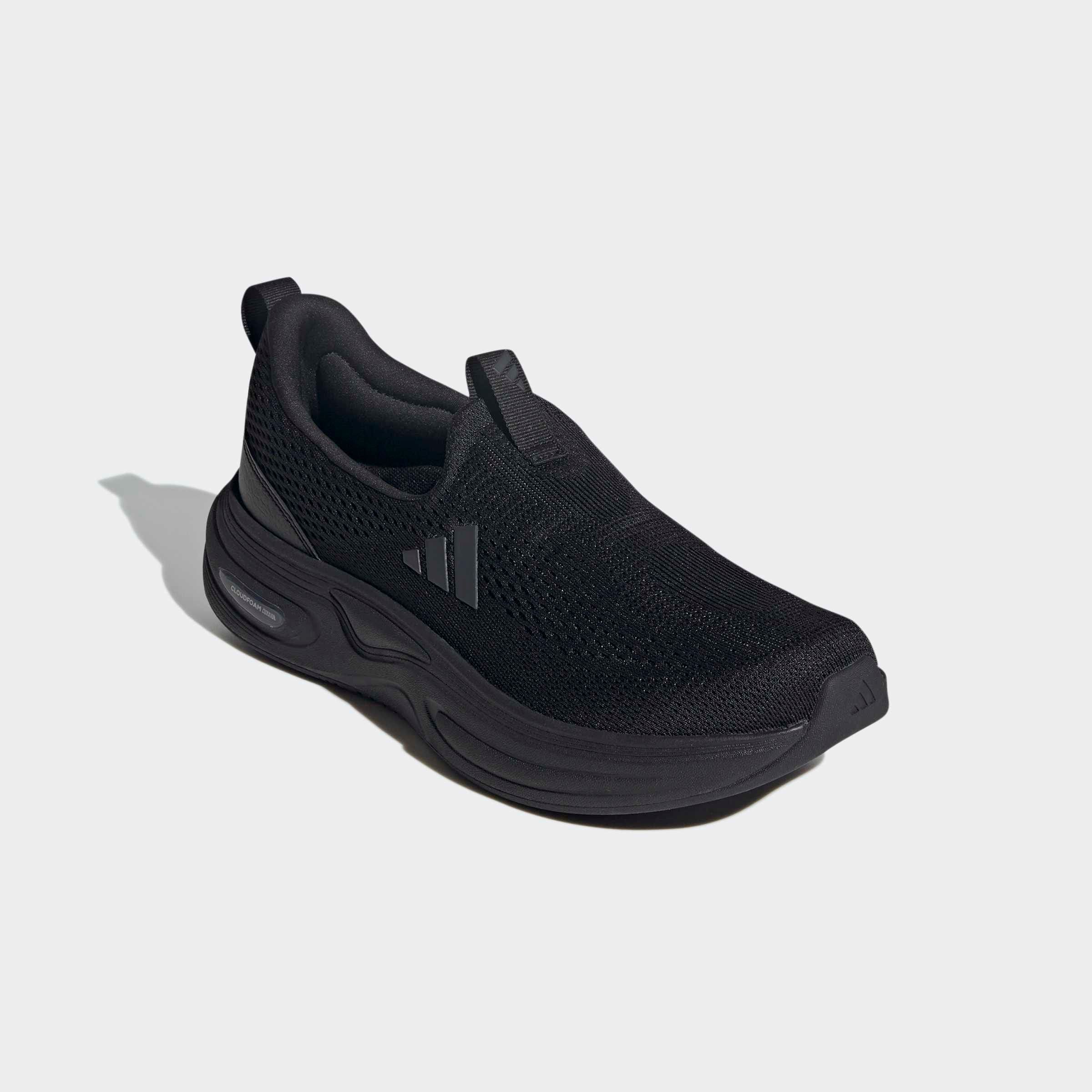 Walkingschuh ADIDAS SPORTSWEAR "CLOUDFOAM CUXXION LOUNGE", Herren, Gr. 47, core schwarz, grau six, core schwarz, Synthetik, Textil, Schuhe Walkingschuh