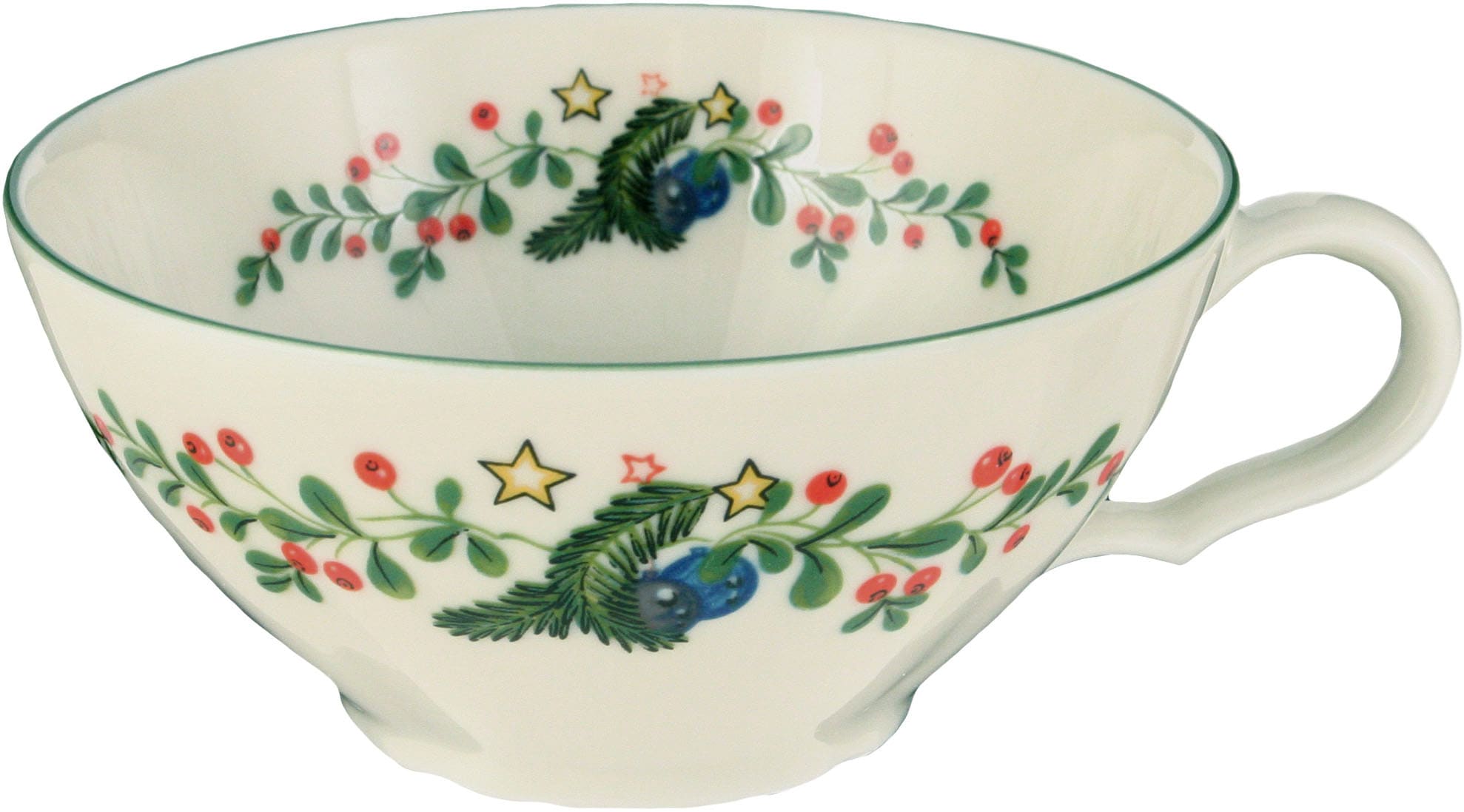 Tasse SELTMANN WEIDEN "Marieluise Weihnachten, Teeobertasse 0,13 l", bunt, B:8,9cm H:4,2cm Ø:10,7cm, Porzellan, Trinkgefäße, Tasse, mit weihnachtlichem Dekor