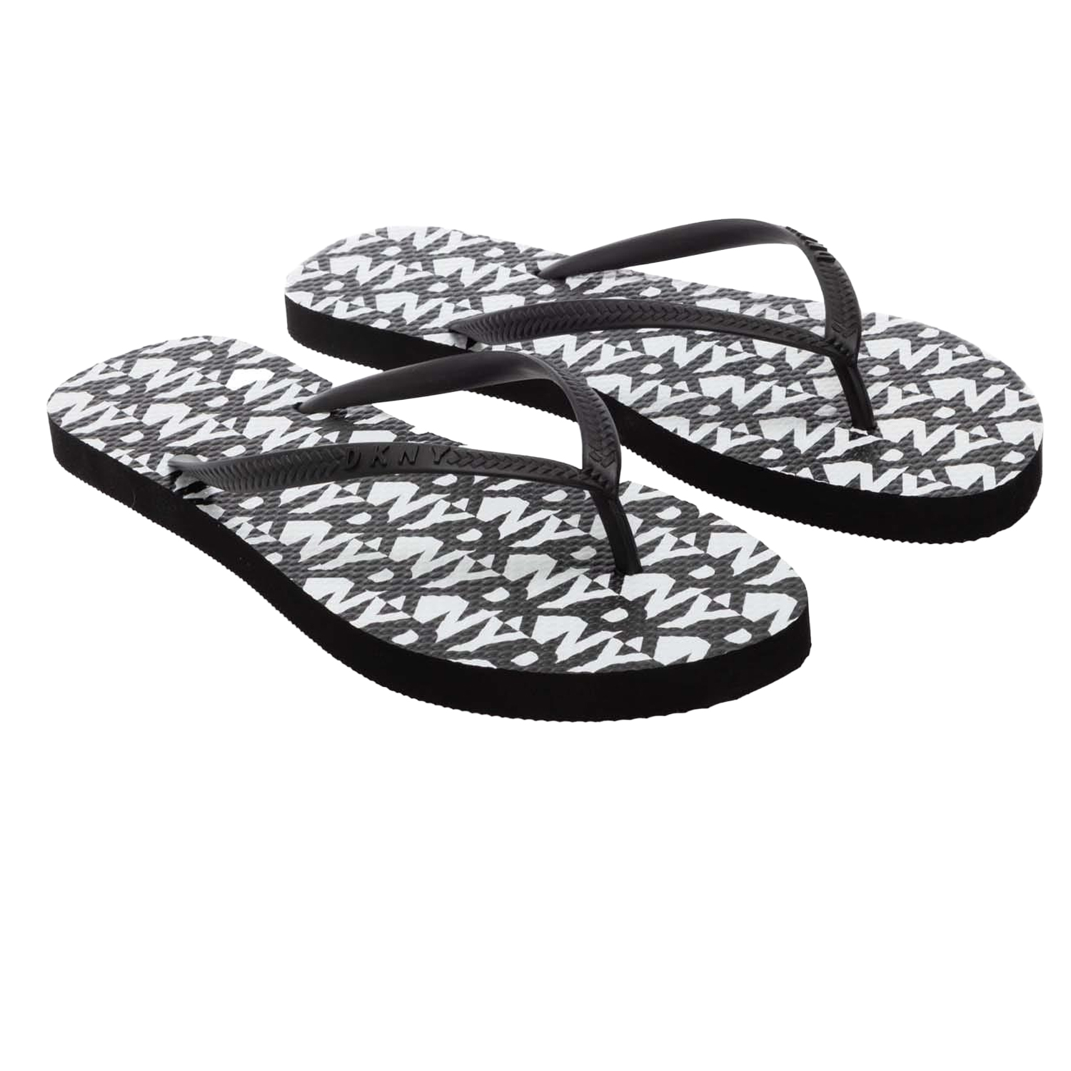 DKNY - "Susan" Flipflops für Damen (Schwarz/Cremefarbe)