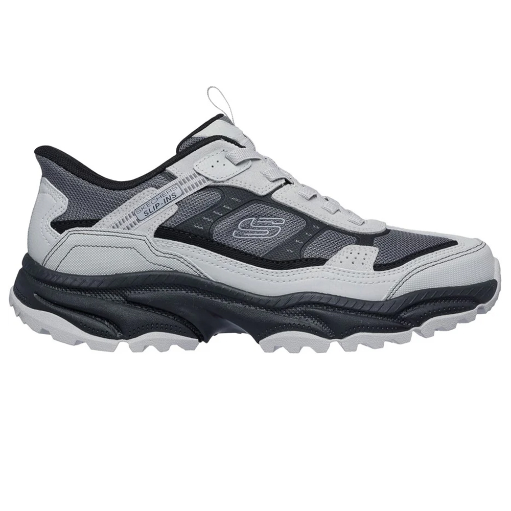 Skechers - Herren Wanderschuhe "Viking AT", Wildleder (Grau/Schwarz)