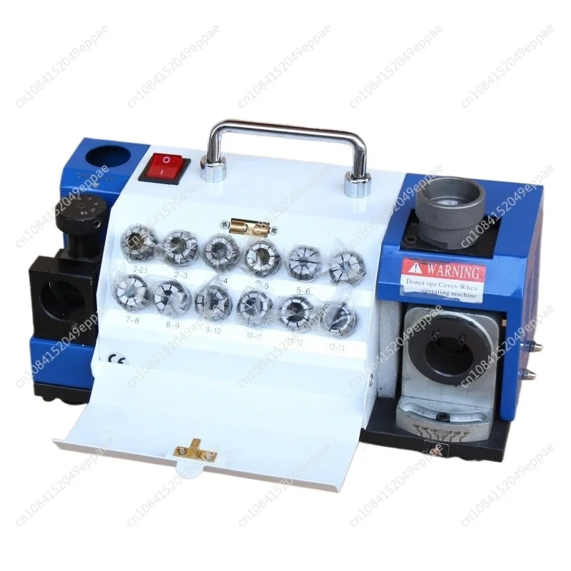 Automatischer kleiner Messerschleifer, Bohrer, Spezialwerkzeug 90–140 ° Winkeleinstellung 3–13 mm Spiralbohrer Schleifer Desktop Image