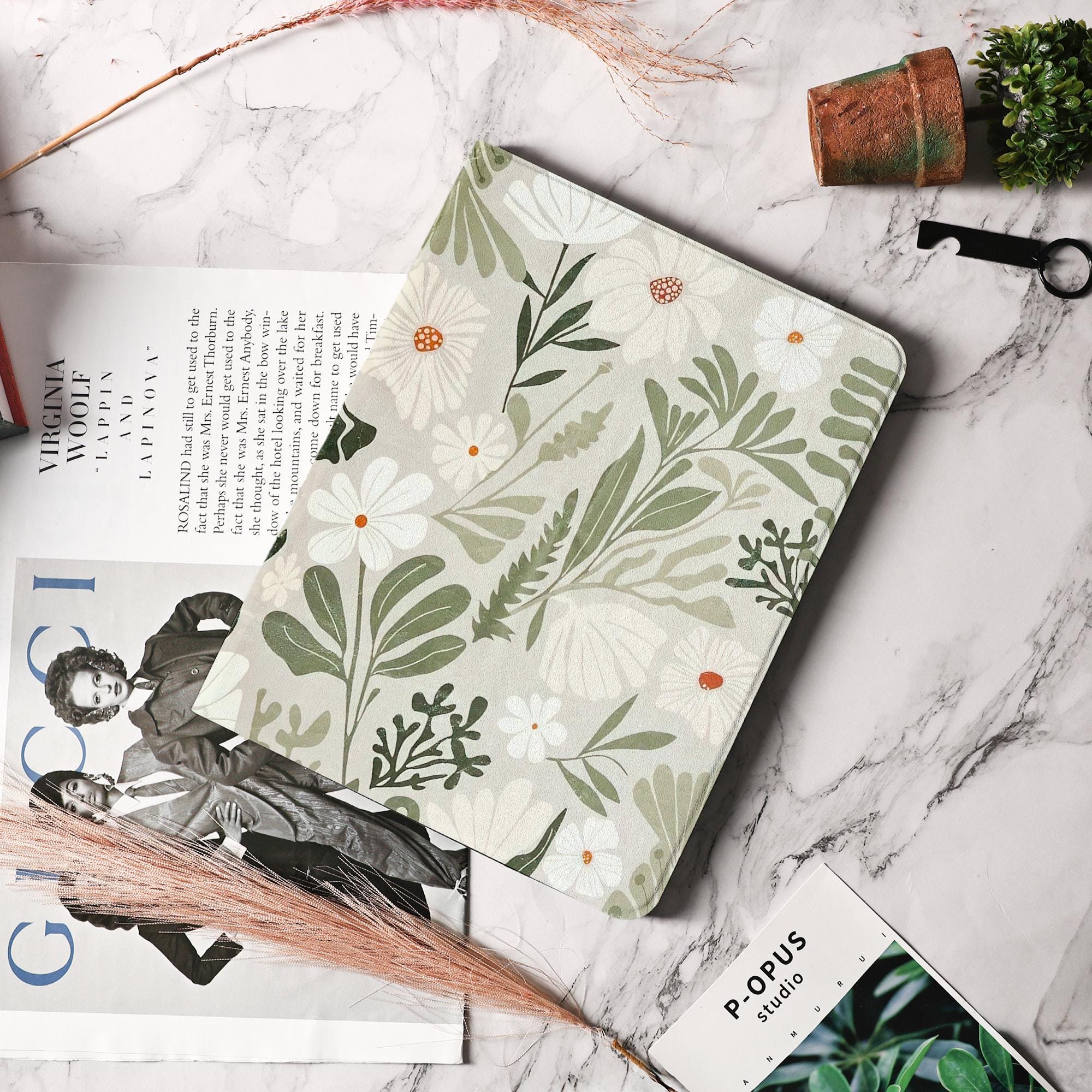 "Custodia per iPad con motivo floreale retrò per iPad Air 7 6 2025 iPad Pro 13\" 12.9\" 11'' 10.2 pollici iPad A16 iPad 10 iPad Pro 2024 2022 iPad Mini 6"