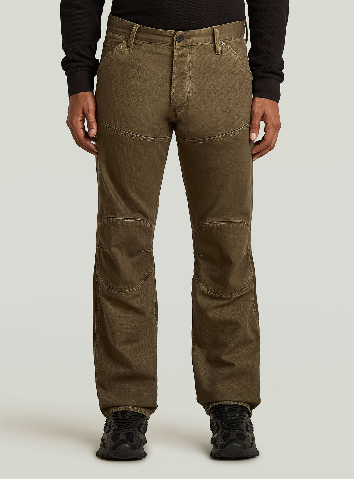 Regular-fit-Jeans G-STAR "G-STAR Elwood Regular Jeans", Damen, Gr. 32, Länge 34, wren gd, Obermaterial: 25% Baumwolle, Jeans