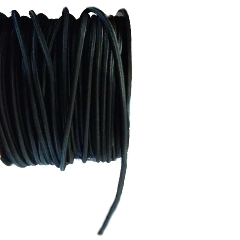 Expanderseil 6 mm, schwarz, 15 Meter, Gummiseil mit PP Ummantelung Image