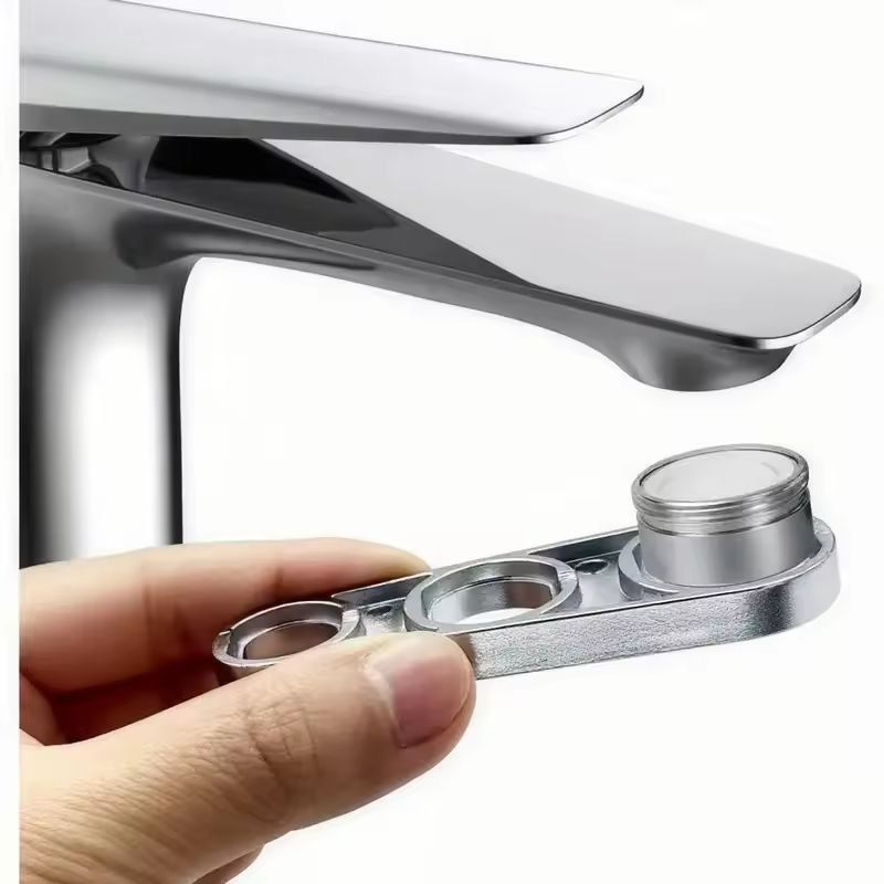 Universal 6 in 1 Faucet Aerator Key Wrench Heavy Duty Zinc Tool For Kitchen & Bathroom Faucet Maintenance Universal 6 in 1 Faucet Aerator Key Wrench Heavy Duty Zinc Tool For Kitchen & Bathroom Faucet Maintenance