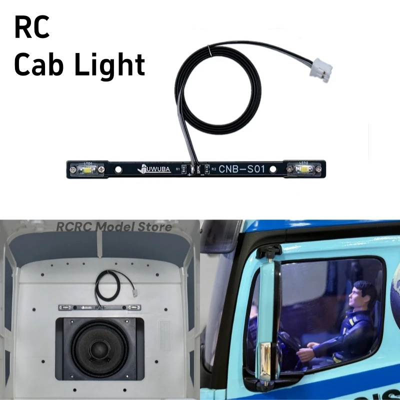 RC Spielzeug Crawler Lkw Dashboard Licht Cab LED Licht Scheinwerfer Für Tamiya 1/14 1/16 RC Traktor Lkw Crawler Teile Zubehör