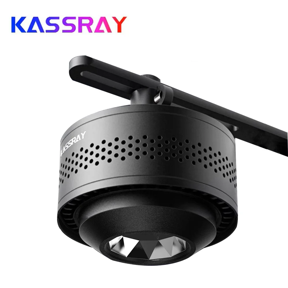 KASSRAY V6 66W Luce LED per Acquario WiFi Bluetooth, Illuminazione a Spettro Completo per Barriera Corallina con Controllo Touch, App Intelligente e Ventola di Raffreddamento per Acquari Marini