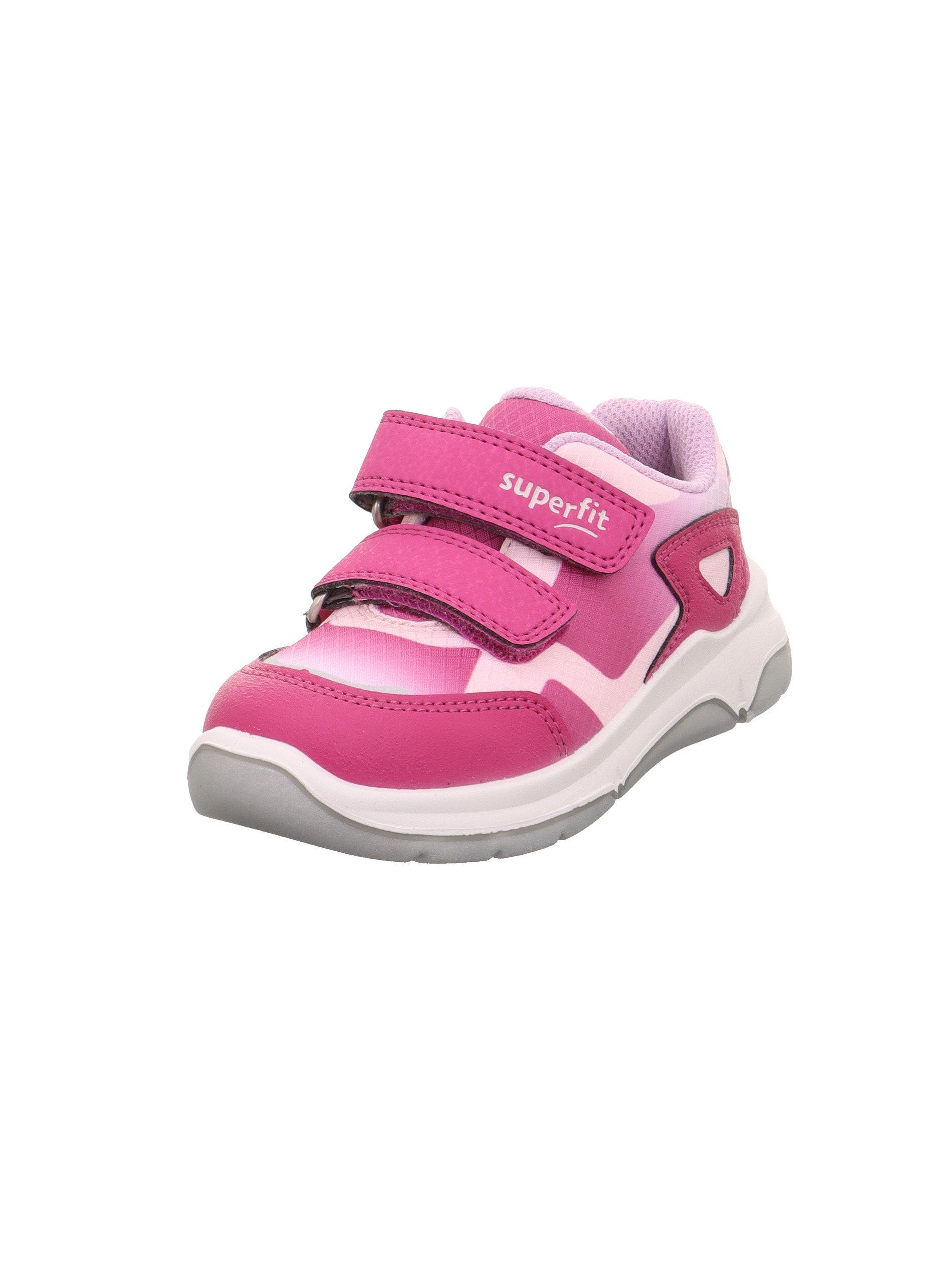 Sneaker SUPERFIT "COOPER WMS: mittel", Damen, Gr. 32, pink, rosa, Lederimitat, Polyester, Schuhe Sneaker