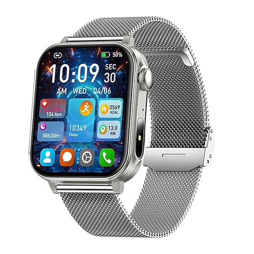 V96 Smartwatch mit USB-C-Schnellladefunktion, Bluetooth-Anruffunktion, Gesundheitsüberwachung, starker LED-Taschenlampe und Funktionen für Herren – ideal für Outdoor-Sport und Fitness.