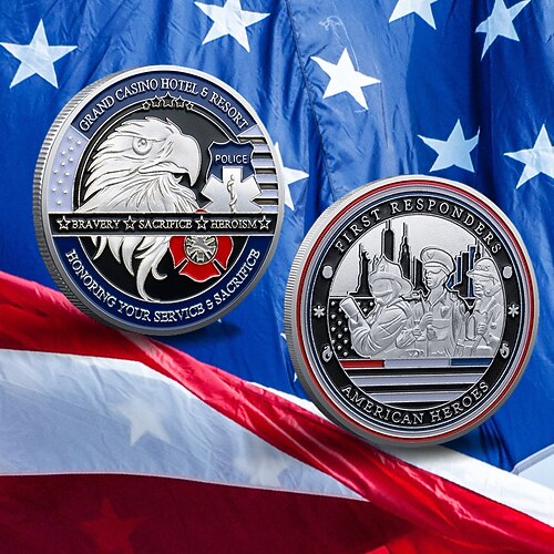 US-Armee Gedenkmünze – 250. Jubiläums Herausforderung Münze Amerikanischer Adler Militärsammlerstück doppelseitige Metall Souvenir für Veteranen patriotisches Geschenk Semiquincentennial Image