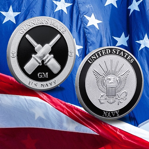 Gedenkmünze des US Marine Corps – 250. Jahrestag der Vereinigten Staaten, militärische Sammlermünze aus Metall für Marinesoldaten patriotische Geschenke Image