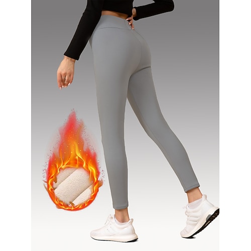 Winterliches Design mit Taillenstickerei, flauschig-warme Leggings, schmale Passform, formt den Po und sorgt für warme, schmale Knöchelpartien. Image