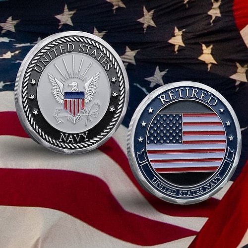 U.S. Marine Corps Gedenk-Münze – United States 250. Jubiläums-Eisenkunst Militär Challenge Coin metallische Sammlermedaille für Marines patriotische Geschenke Semiquincentennial Image