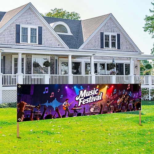 1 Stück 2D-Flachbanner mit Weihnachtsmotiv für den Außenbereich, ideal als Dekoration für Feste und andere Veranstaltungen. Image