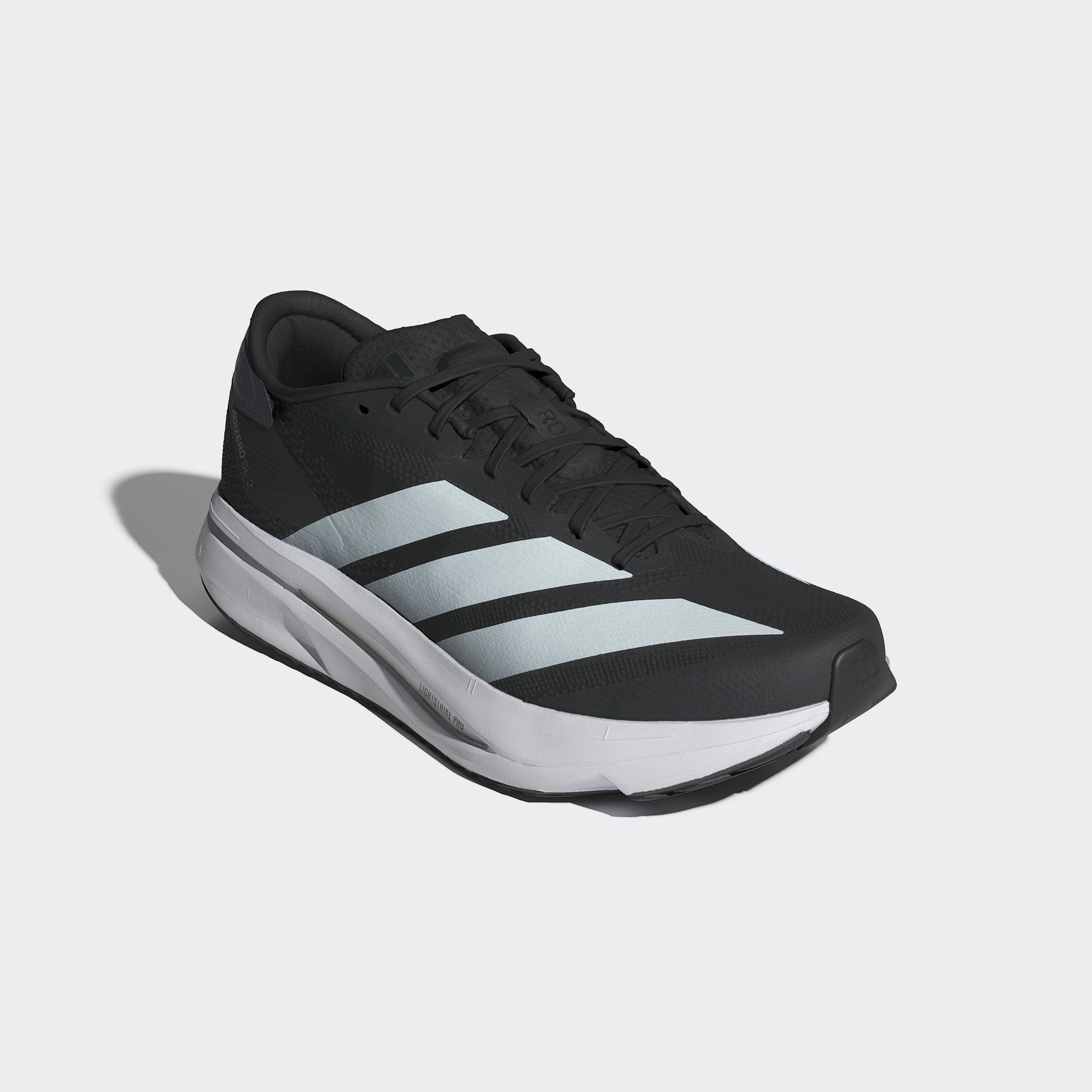 Laufschuh ADIDAS PERFORMANCE "ADIZERO SL 2", Damen, Gr. 48, schwarz-weiß (core schwarz, cloud weiß, grau five), Textil, Schuhe Laufschuh