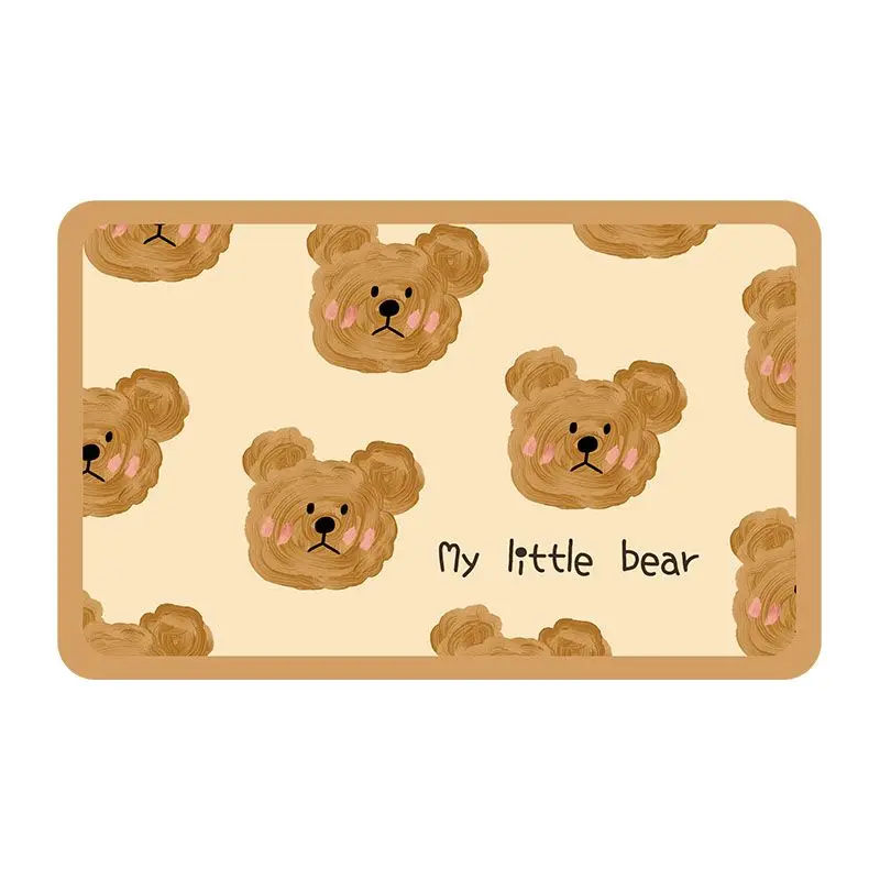 Bad saugfähige Boden matte, Kieselalgen schlamm, rutsch feste Toiletten fuß matte, schnell trocknende Matte, Toilette, Haushalts teppich, schmutz abweisend Image