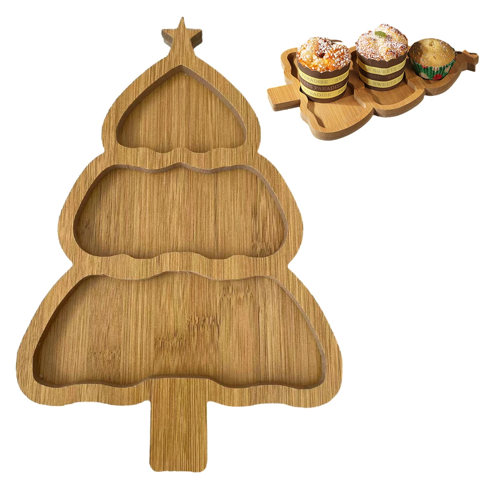 Weihnachts baum Form Sushi Platte Baum Vorspeise Platte Weihnachts baum Tablett Platte für Lebensmittel Vorspeisen Desserts Snacks Sushi Image