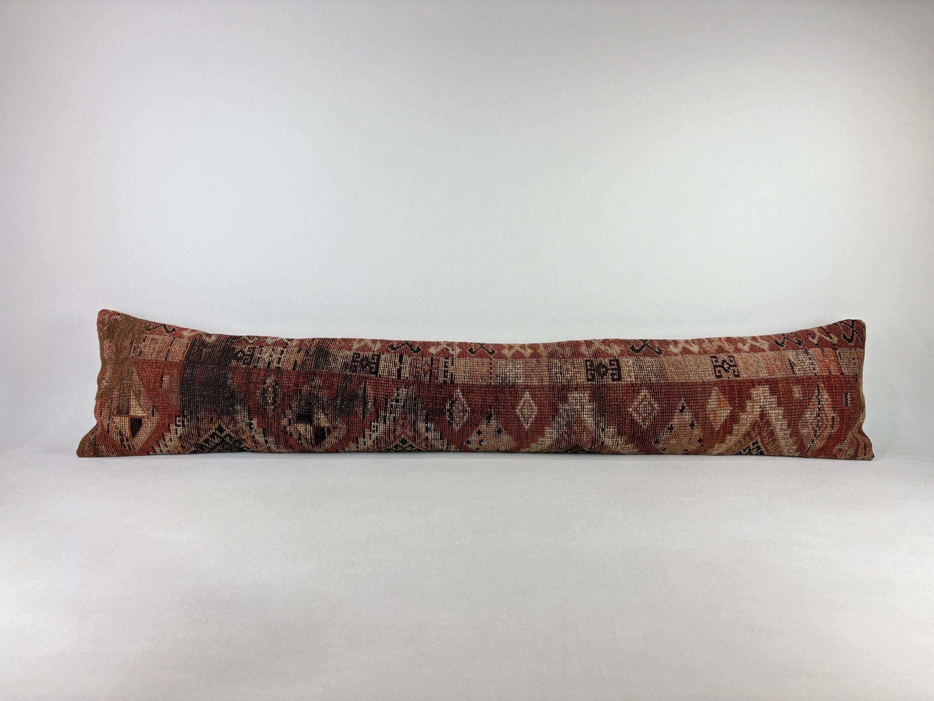 Cuscino lombare lungo 12x60, cuscino marocchino, cuscino kilim, cuscino vintage, cuscino boho, cuscino boho, cuscino ricamo, federa per cuscino boho
