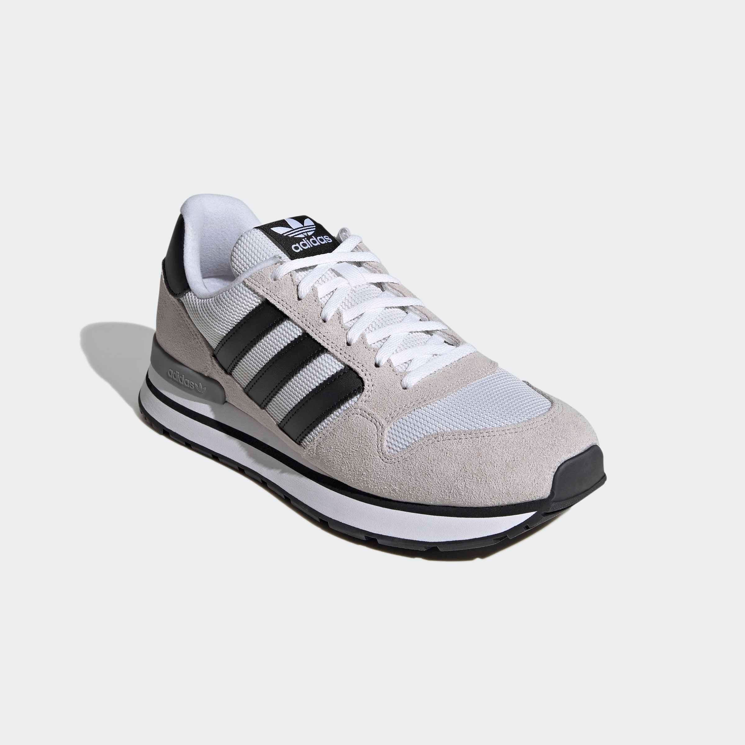 Sneaker ADIDAS ORIGINALS "ZX 600", Damen, Gr. 46, cloud weiß, core schwarz, grau one, Leder, Textil, Schuhe Sneaker