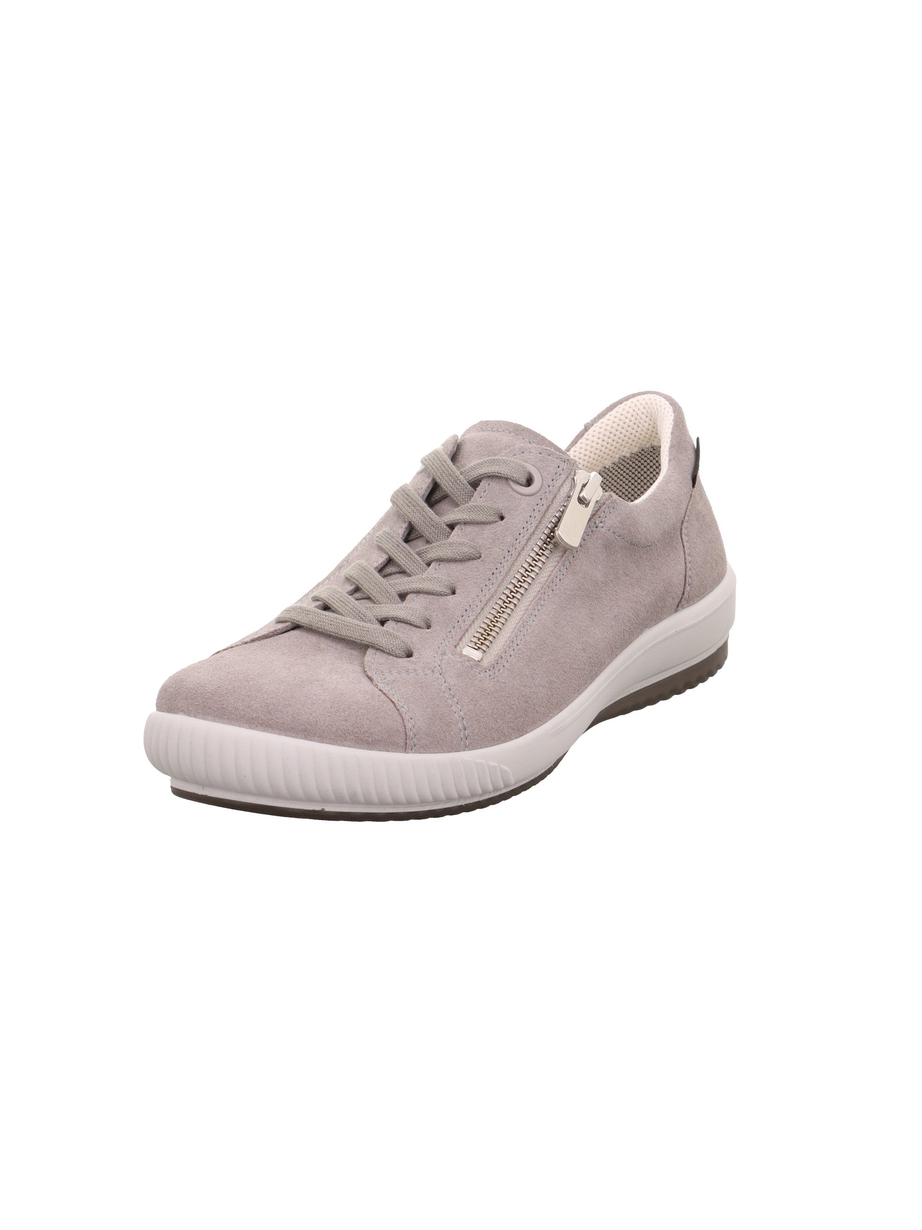 Sneaker LEGERO "TANARO 5.0", Damen, Gr. 38, hellgrau, Veloursleder, unifarben, Schuhe Sneaker, Freizeitschuh, Halbschuh, Schnürschuh mit GORE-TEX Membrane