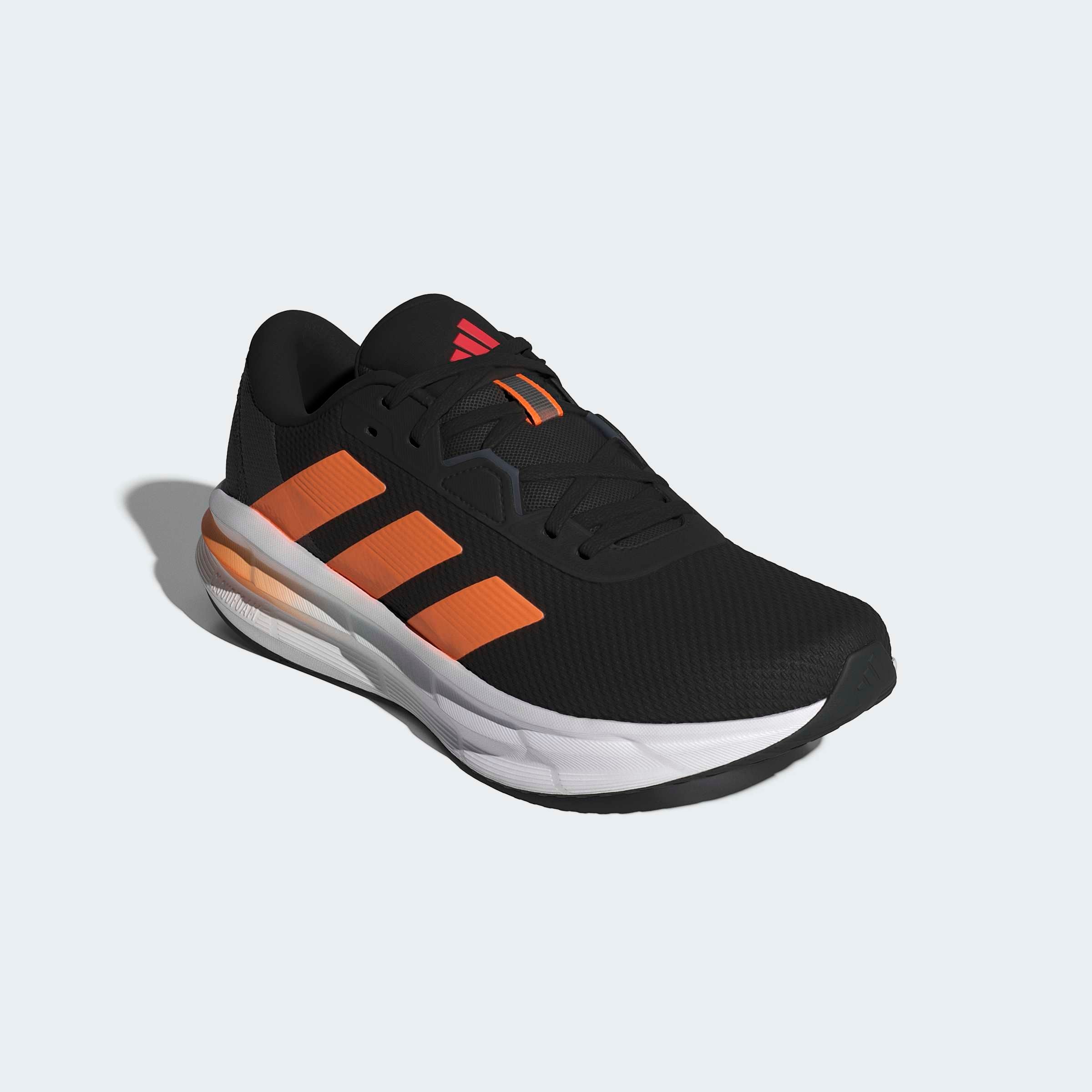 Laufschuh ADIDAS PERFORMANCE "GALAXY 7", Damen, Gr. 47, cschwarz, luor, lucrot, Synthetik, Textil, Schuhe Laufschuh