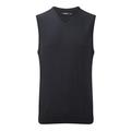 Russell Collection Sleeveless V Neck Sweater : Color - French Navy : Size - 3XL