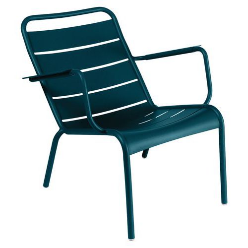 Fauteuil Bas Luxembourg Bleu Acapulco - Fermob