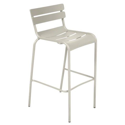 Tabouret Haut Luxembourg Gris Argile - Fermob