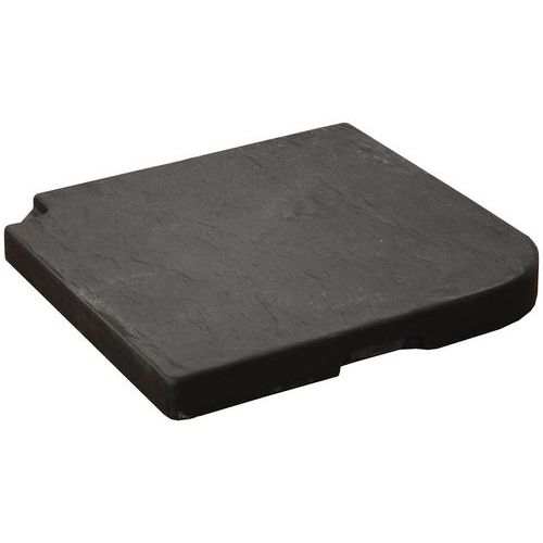Dalle Béton 30 Kg Pour Pied De Parasol En Croix - Anthracite - Proloisirs