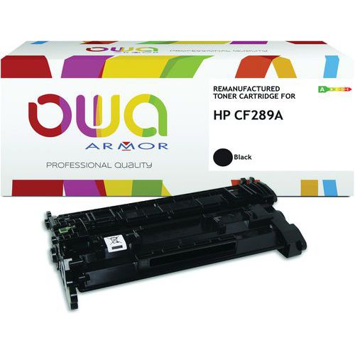 toner remanufacturé hp cf289a - noir