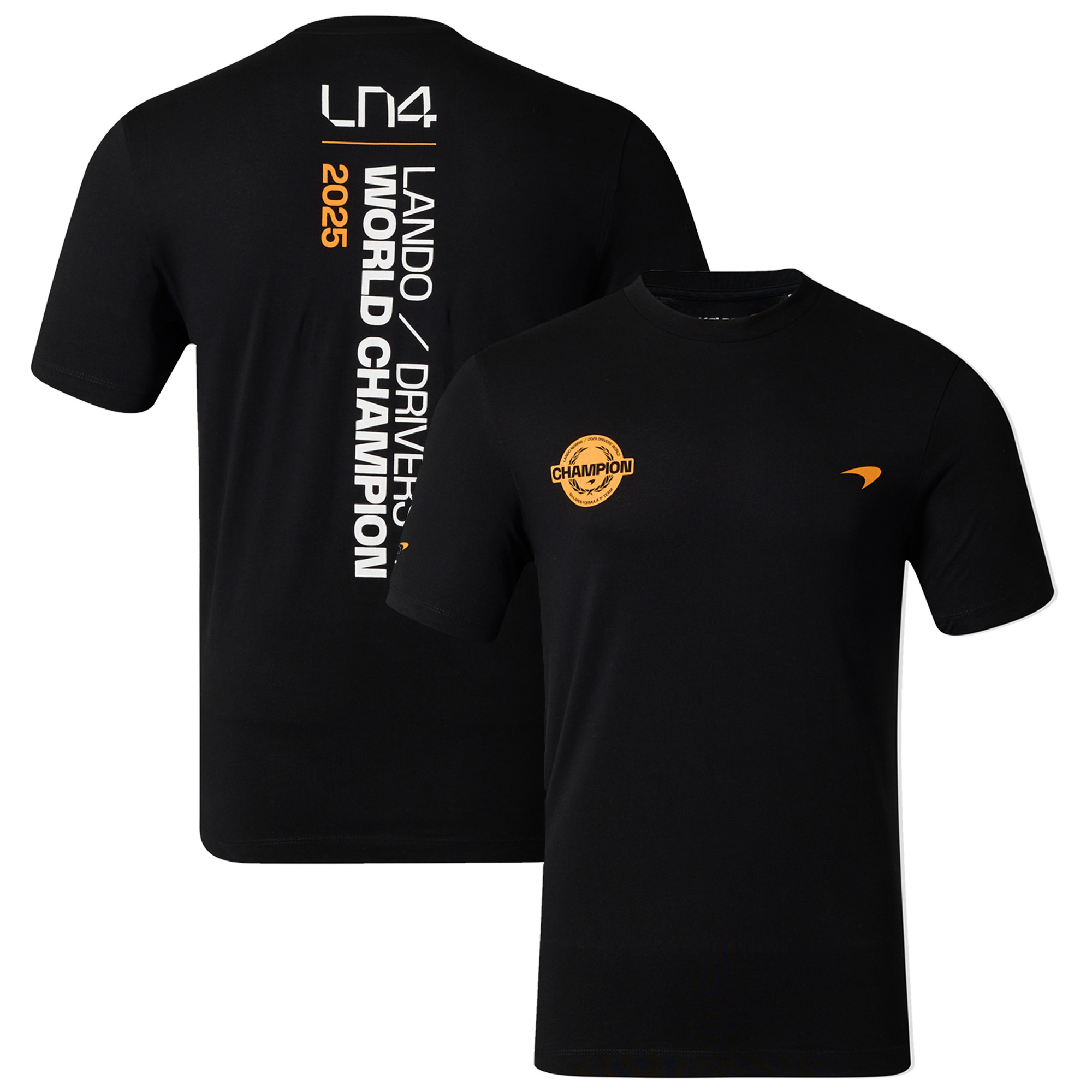 McLaren Lando Norris Weltmeister-T-Shirt Image
