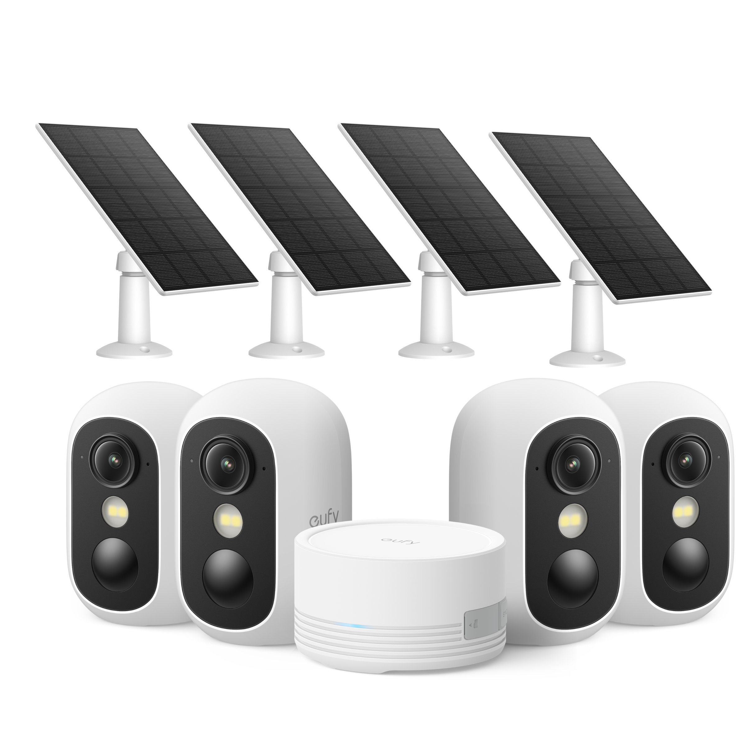 eufyCam C35 4-Cam Kit with HBmini + Solar Panel