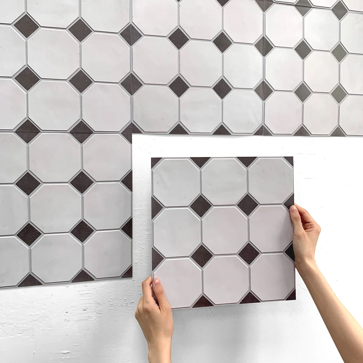 3D Wanda uf kleber selbst klebende dekorative Wandfliesen schälen und kleben Fliesen Backs plash für Küche Bad wasserdichte Fliesen Aufkleber