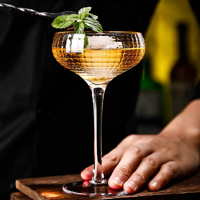 4 Stück 190 ml Cocktailglas, Martini-Glaskristall, 4er-Set Image