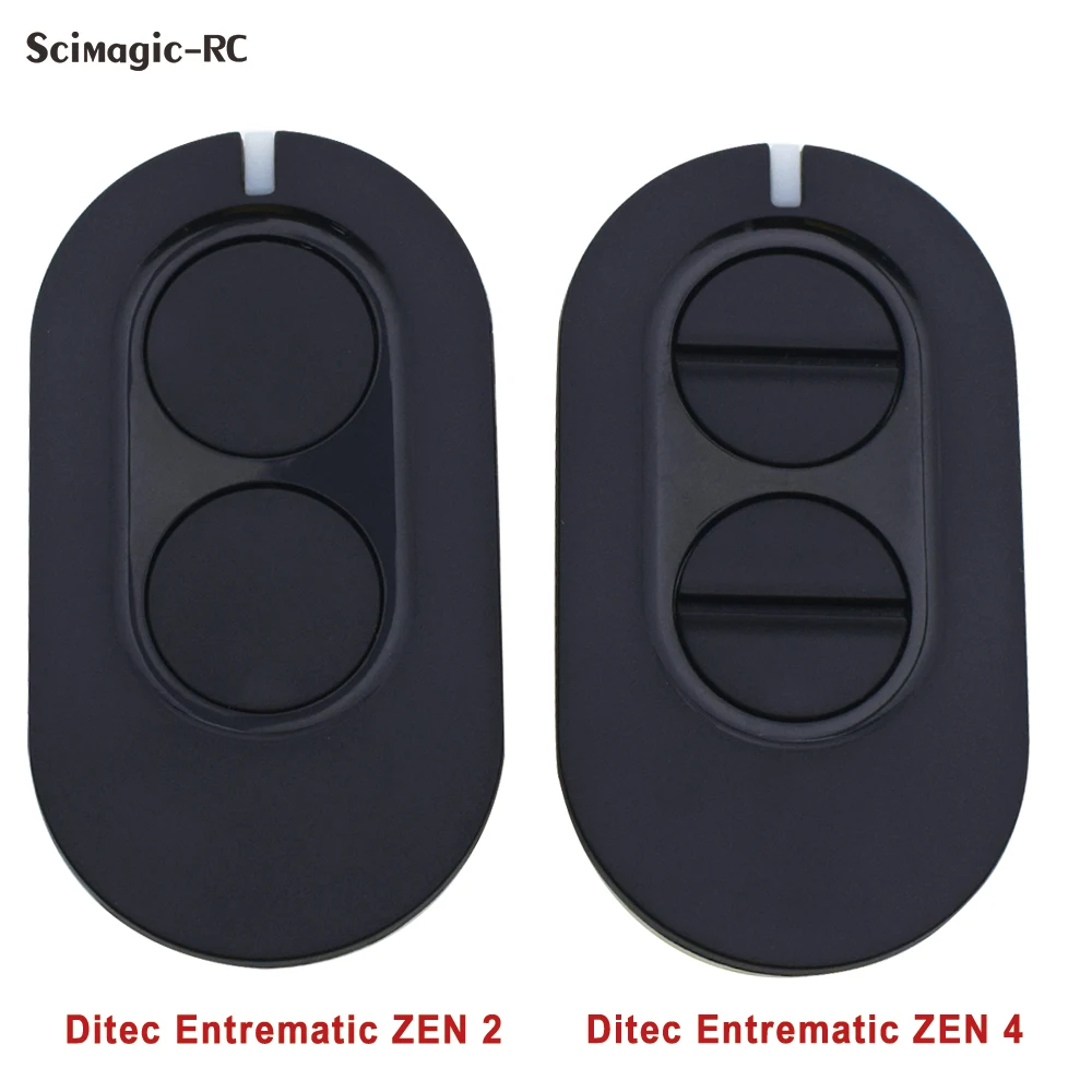 Ditec entrematic zen2 zen4 zen2w zen4w gol4 bixlg4 bixlp2 bixls2 garagentor fernbedienung 433,92 mhz rolling code befehl tor öffner Image
