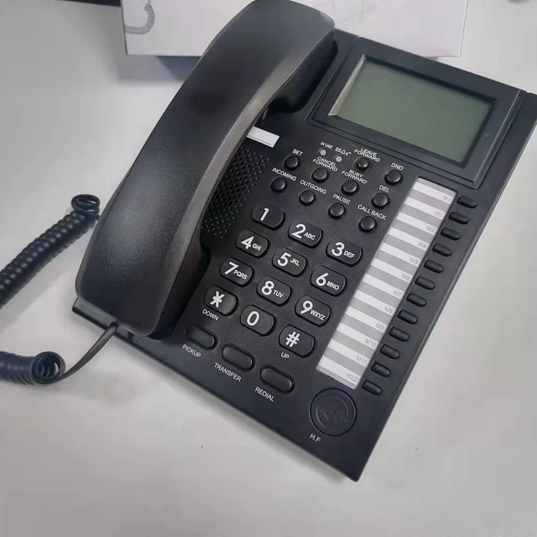Vintelecom pabx Business-Telefon/Anrufer-ID-Telefon/fortschritt liches multifunktion ales pbx-Telefon-schwarze Farbe-neu