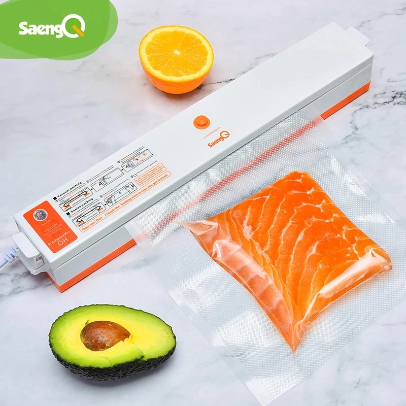 Saengq Vakuum ierer Verpackungs maschine für die Küche zu Hause einschl ießlich 15 stücke Lebensmittels par beutel kommerzielle Vakuum-Lebensmittel versiegelung Image